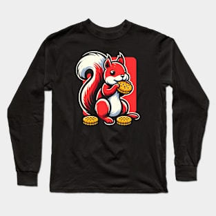 Squirrel-taste the biscuit Long Sleeve T-Shirt